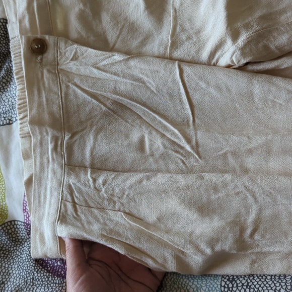 Nu New York lightweight tan pants with pockets size M/L - Picture 6 of 9